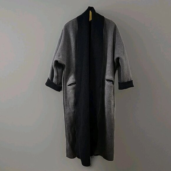 Joyce Onarheim Boe Reversible Wool Cashmere Coat S/M USA Made Legacy Collection - Picture 2 of 9